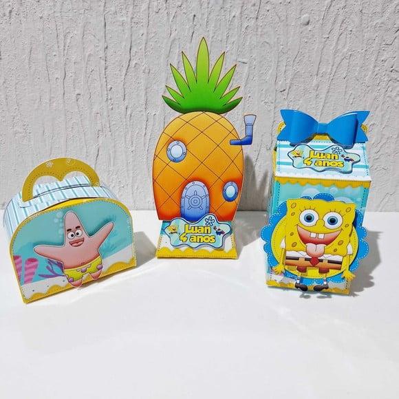 Kit Bob Esponja - 30 Itens