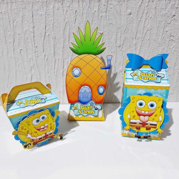 Kit Bob Esponja - 30 Itens