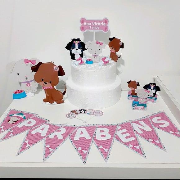 Kit Cachorrinhos- Festa em Casa (32 Itens)