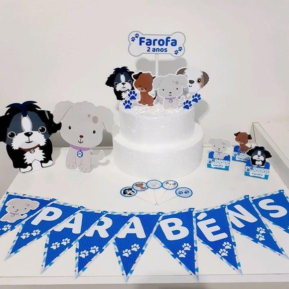 Kit Cachorrinhos- Festa em Casa (32 Itens)
