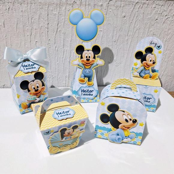 Kit Caixinha - Mickey Baby (50 Itens )