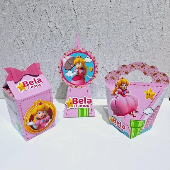 Kit Caixinha - Princesa Peach (30 Itens)
