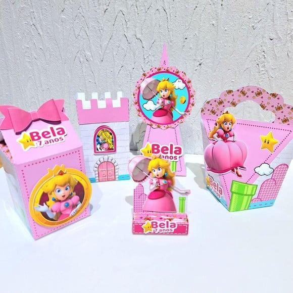 Kit Caixinha - Princesa Peach (50 Itens)