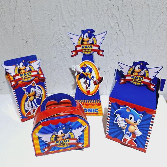 Kit Caixinha - Sonic (40 Itens)