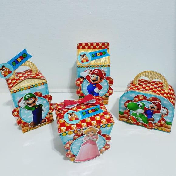 Kit Caixinha - Super Mário Bros (40 Itens)