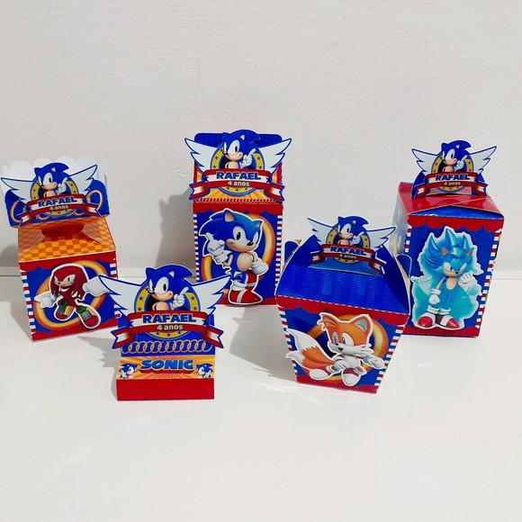 Kit Caixinha - Sonic (50 Itens)