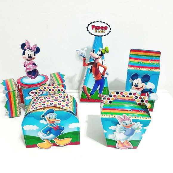 Kit Caixinha -casa do Mickey ( 50 Itens )