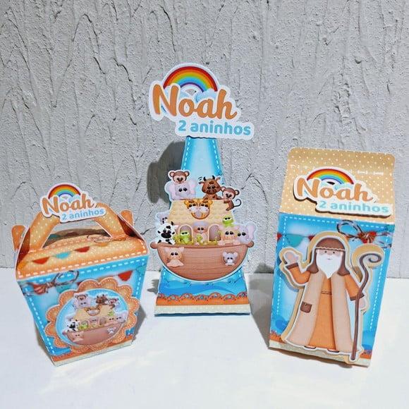 Kit Caixinha a Arca de Noé (30 Itens )
