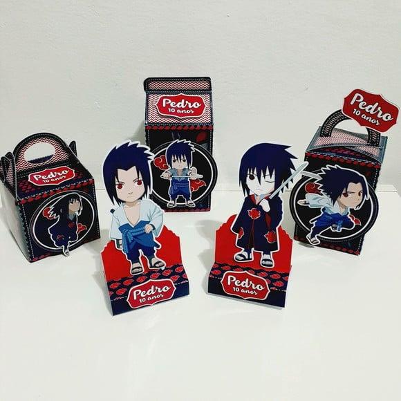 Kit Caixinhas - Akatsuki Sasuki (50 Itens)