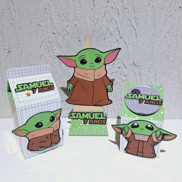 Kit Caixinhas - Baby Yoda (30 Itens)