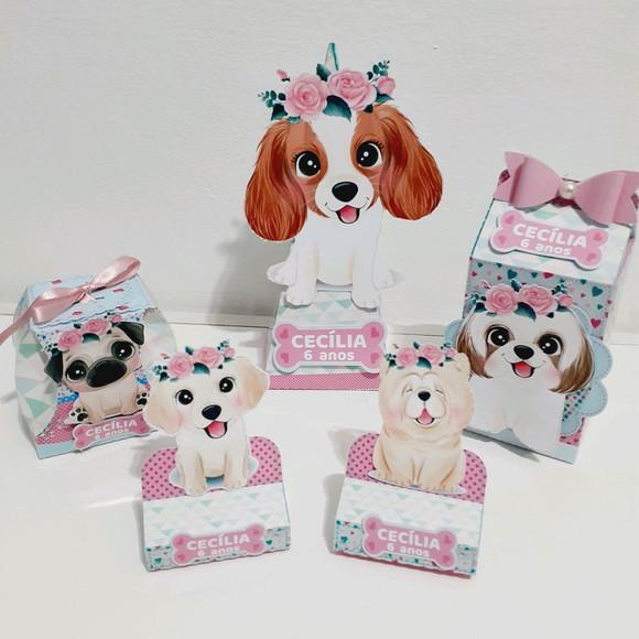 Kit Caixinhas - Cachorrinhas Cute