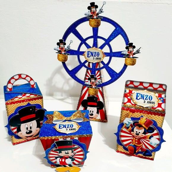 Kit Caixinhas - Circo do Mickey ( 40 Itens )