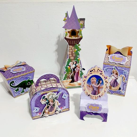 Kit Caixinhas - Enrolados (50 Itens)