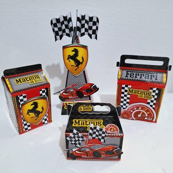 Kit Caixinhas - Ferrari (40 Itens)