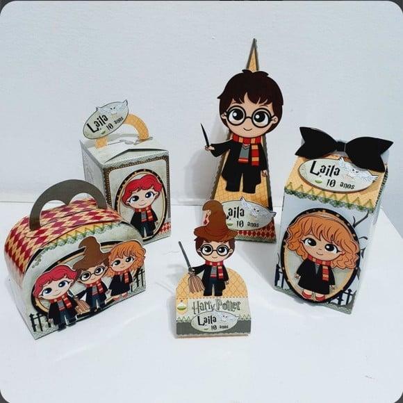 Kit Caixinhas - Harry Potter Cute (60 Itens)