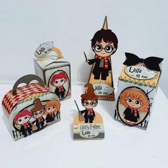 Kit Caixinhas - Harry Potter Cute (30 Itens)