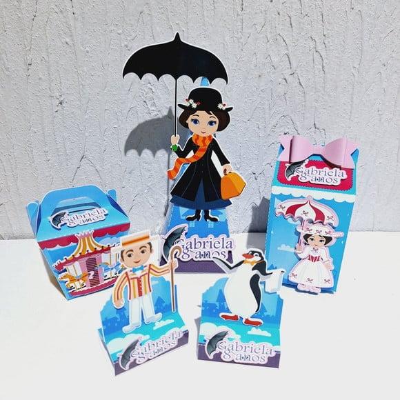 Kit Caixinhas - Mary Poppins (50 Itens)