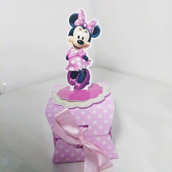 Kit Caixinhas - Minnie Rosa ( 40 Caixas )