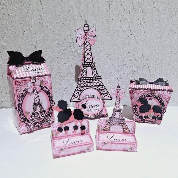 Kit Caixinhas - Paris (50 Itens)