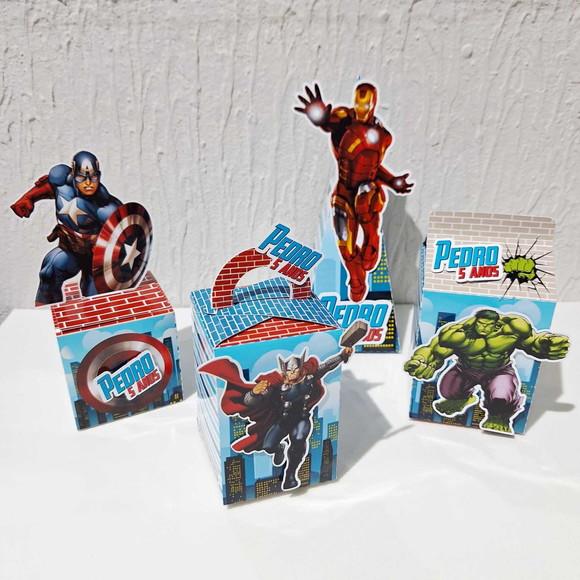 Kit Caixinhas - os Vingadores (40 Itens)
