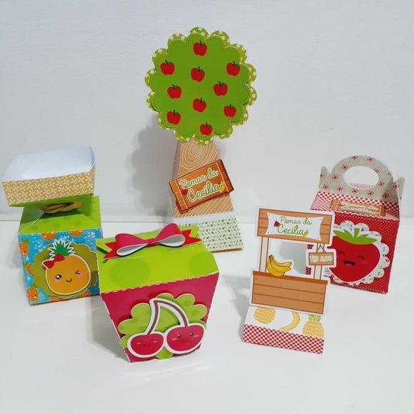 Kit Caixinhas - Pomar - Frutinhas
