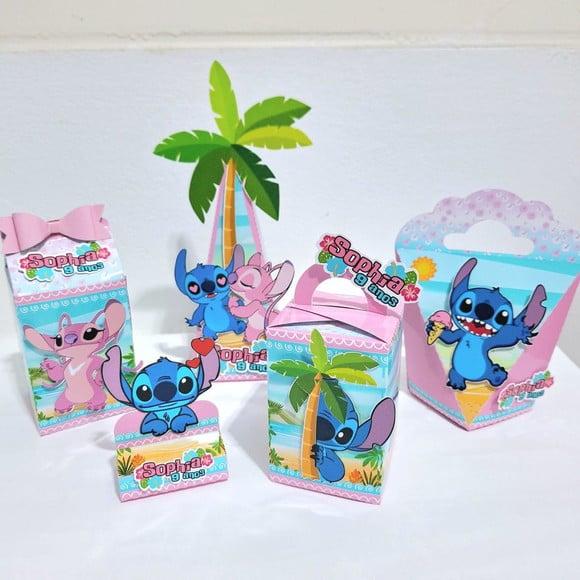 Kit Caixinhas - Stitch e Angel (50 Itens)