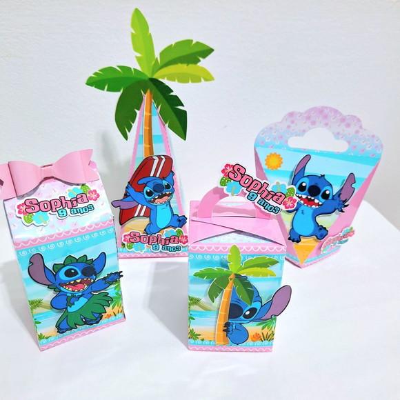 Kit Caixinhas - Stitch e Angel (40 Itens)