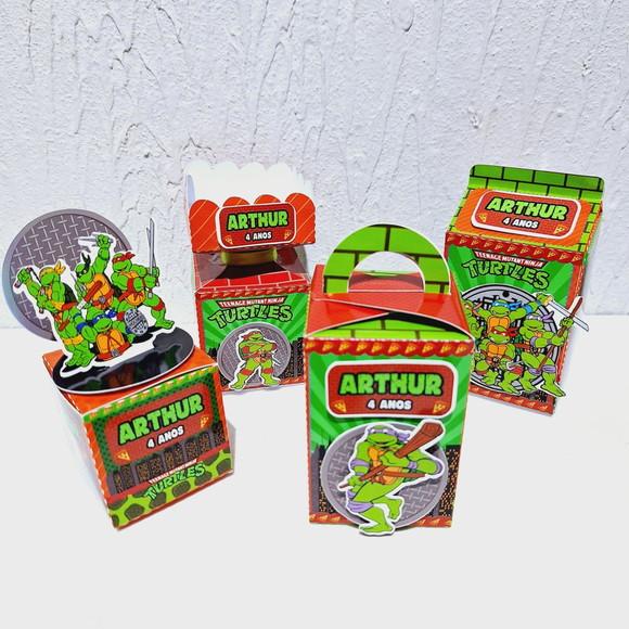 Kit Caixinhas - Tartaruga Ninja (40 Itens)