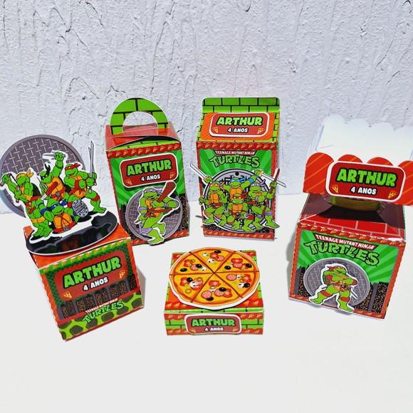 Kit Caixinhas - Tartaruga Ninja (50 Itens)