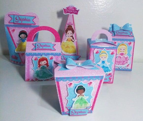 Kit Caixinhas Princesas Cute (42 Itens)