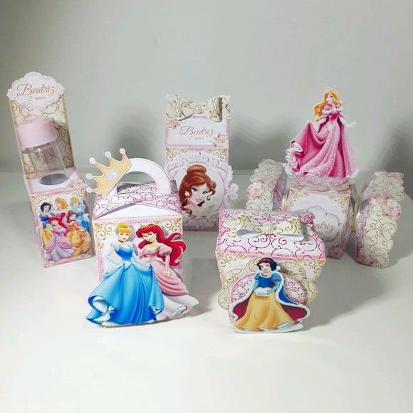 Kit Caixinhas Princesas Disney (50 Itens)