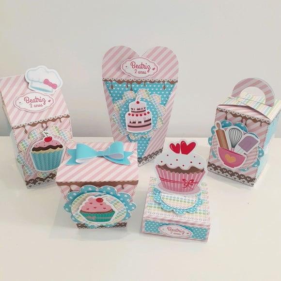 Kit Caixinhas- Confeitaria ( 50 Itens )