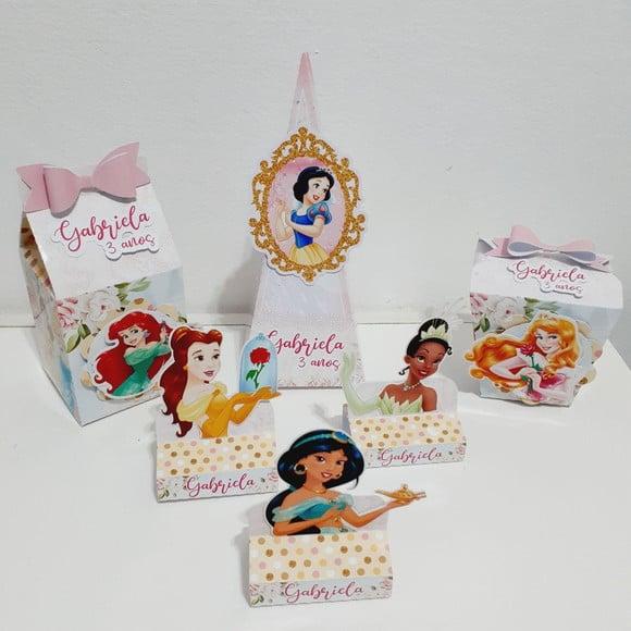 Kit Caixinhas Princesas Disney (60 Itens)
