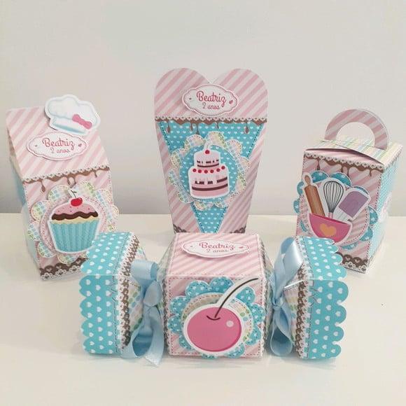 Kit Caixinhas- Confeitaria ( 40 Itens )