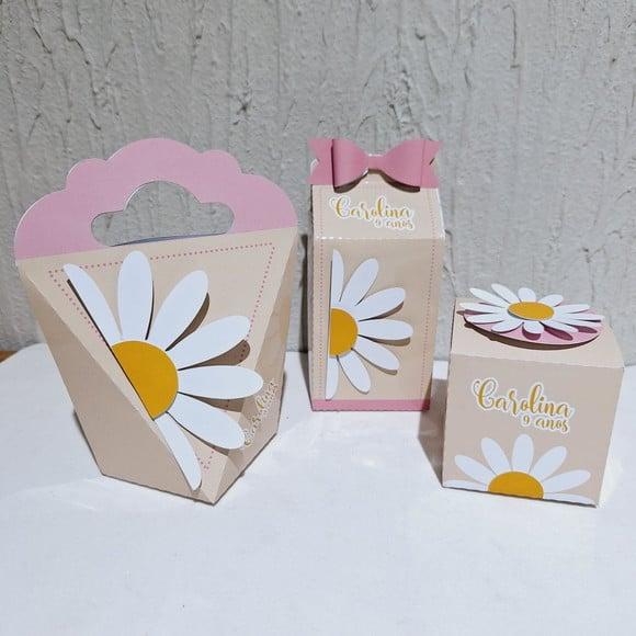 Kit Caixinhas- Margaridas (30 Itens )