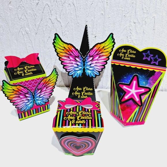 Kit Caixinhas- Neon (40 Itens )