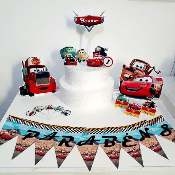 Kit Carros - Festa em Casa (32 Itens)