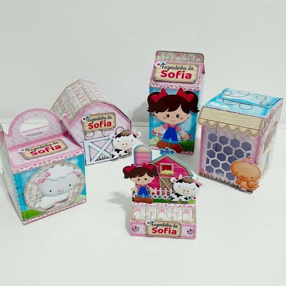 Kit Fazendinha Menina (75 Tens)