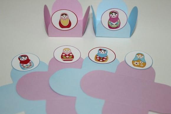 Kit Forminhas para Doce - Matrioska
