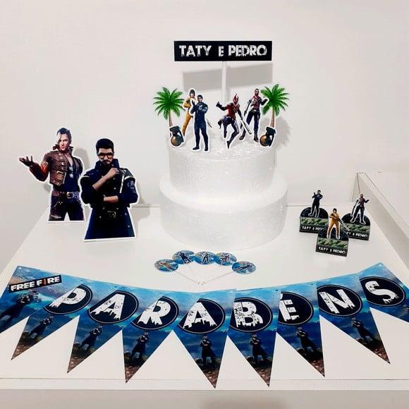 Kit Free Fire - Festa em Casa (32 Itens)