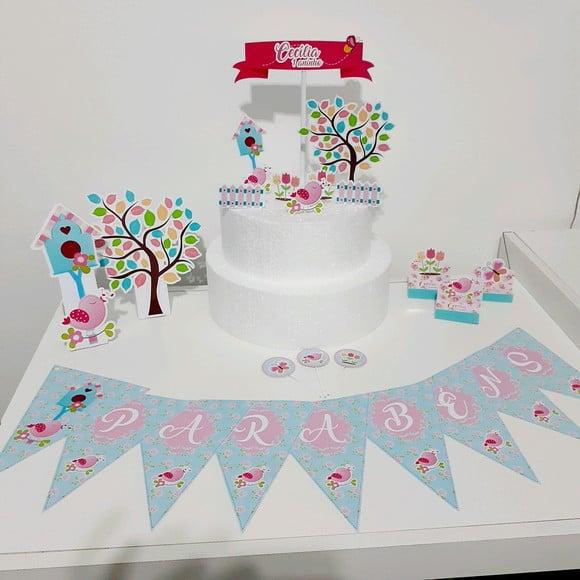 Kit Jardim Encantado - Festa em Casa (32 Itens)