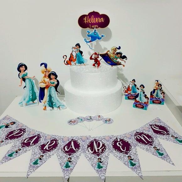 Kit Jasmine/ Aladdin- Festa em Casa (32 Itens)