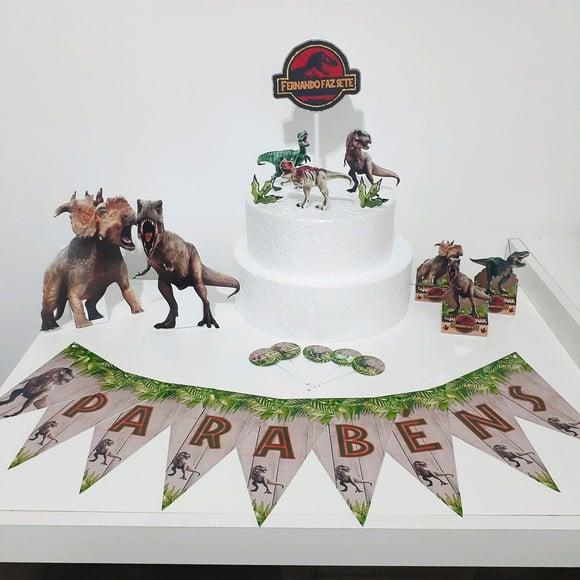 Kit Jurassic Park- Festa em Casa (32 Itens)