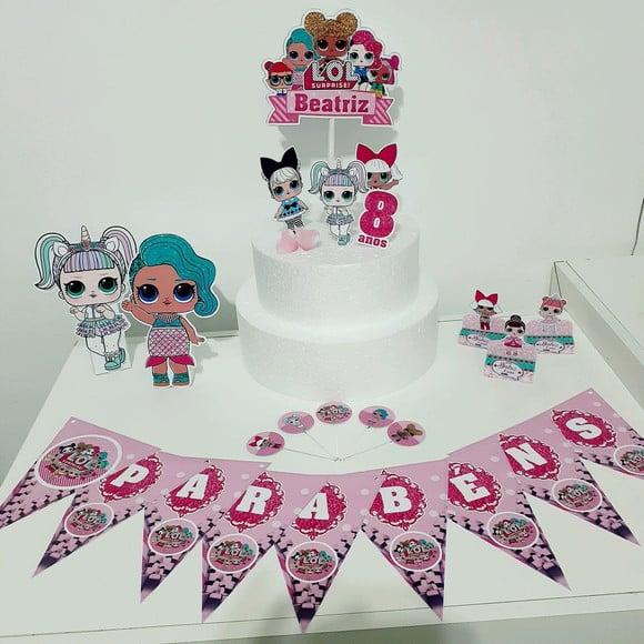 Kit Lol Surprise - Festa em Casa (32 Itens)