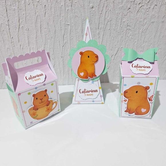 Kit Personalizados - Capivara ( 30 Caixas )