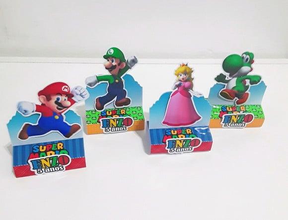 Kit Porta Bis Duplo- Super Mário Bros (12 Itens)