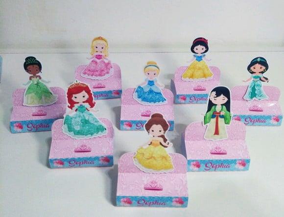 Kit Porta Bis Duplo Princesas (24 Itens)