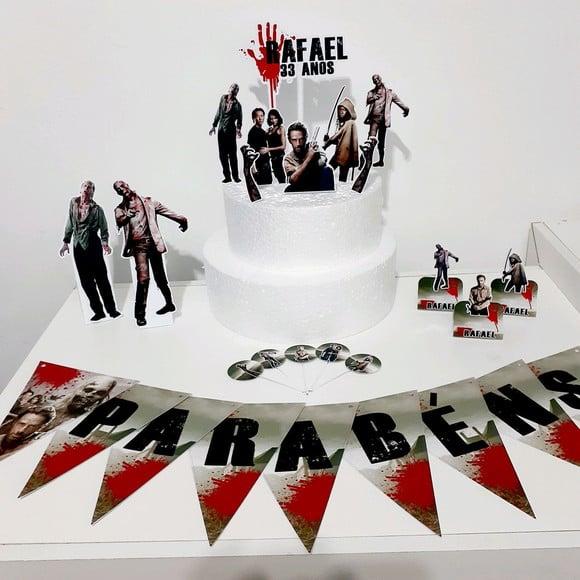Kit The Walking Dead - Festa em Casa (32 Itens)