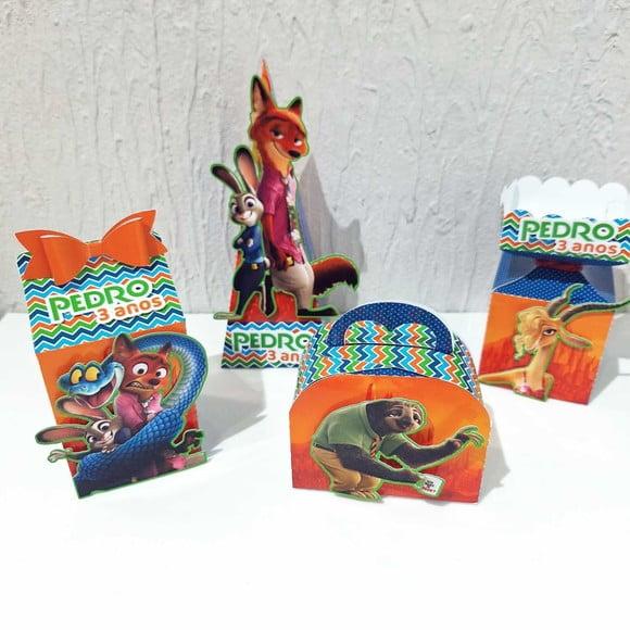Kit Zootopia 2 - 40 Itens
