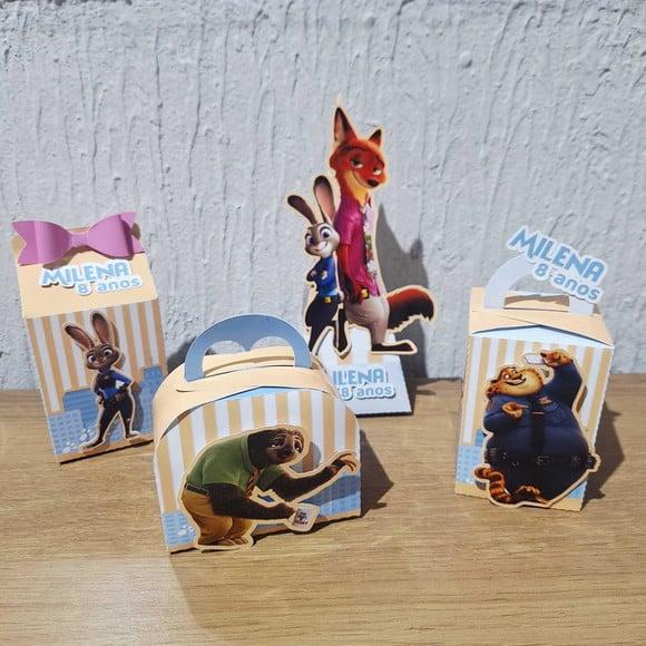Kit Zootopia 2 - 40 Itens